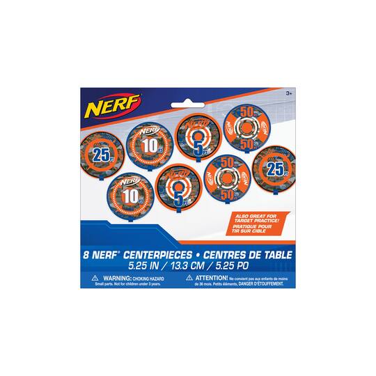 Nerf Target Centerpieces Nerf Party Decorations